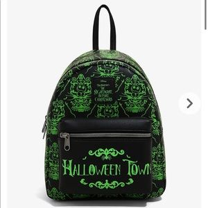 Loungefly The Nightmare Before Christmas Halloween Town Mini Backpack